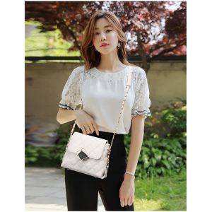 Túi đeo chéo túi đeo vai da trơn chần ô to thời trang nữ giá rẻ TXOTRAM04