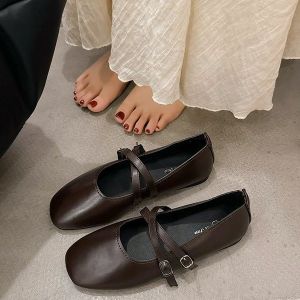 Free Shipping Spring And Autumn New Collection Of WomenS Shoes: Korean-Style Flats Perfect With Skirts Low-Heeled Loafers