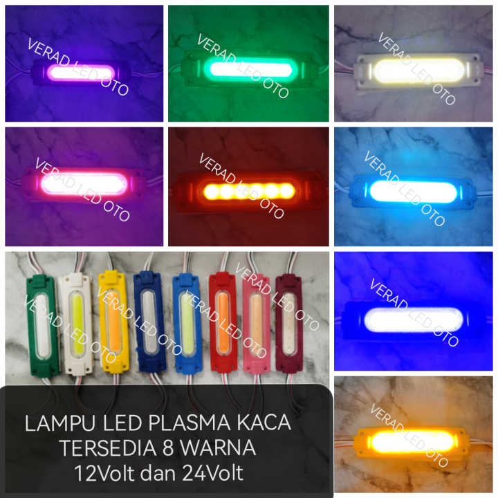 Lampu Harga Satuan Led Kolong Motor Mobil Truk Cob Plasma Pendek Titik Mata V V Volt