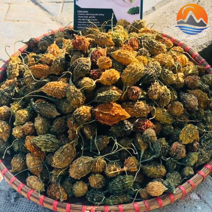 Khổ qua rừng (Mướp đắng rừng) sấy khô nguyên trái. Thảo dược thiên nhiên thu hái từ rừng tự nhiên ổn định đường huyết