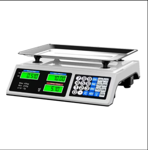 ตาชั่งดิจิตอล 40Kg คำนวนราคาได้ มีม.อ.ก. กันน้ำ แบบชาร์จแบต หน้าจอสองฝั่ง จำราคาได้ กิโลดิจิตอล