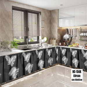 【35PHP!!!】Lababo Kitchen Curtain 2025 New Design Kitchen Sink Curtain for Short Window 150X70CM Cabinet Christmas Decorations Christmas Place Decoration Curtain 3 for 100 Makapal