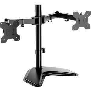 Loop Alloy Dual Monitor Bracket with Base18-27“ Monitor capacity 8kg per monitor mount Vesa Mount