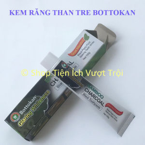 Kem đánh răng than tre hoạt tính Bottokan thành phần tự nhiên ngăn ngừa cao răng hàm răng trắng khỏe hơi thở thơm tho-Tiện Ích Vượt Trội
