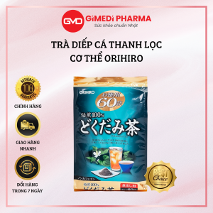 Trà Diếp Cá Hỗ Trợ Thanh Nhiệt Thải Độc Dokudami Tea Orihiro 60 Túi Lọc Nhật Bản Giúp Thanh Lọc Cơ Thể