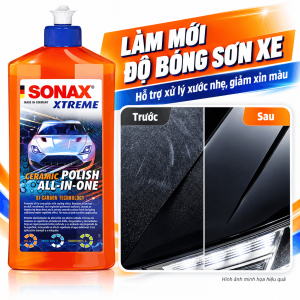 Kem Đánh Bóng Và Bảo Vệ Sơn Ô Tô SONAX XTREME Ceramic Polish All-in-One 500ml