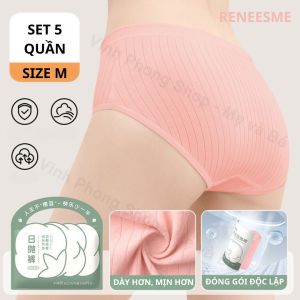 Quần Lót Nữ Cotton Mặc 1 Lần Cho Nữ – Set 5 Cái Quần Lót Dùng Một Lần Cao CấpTiện Lợi Phù Hợp Du Lịch–Công Tác–Sinh Nở