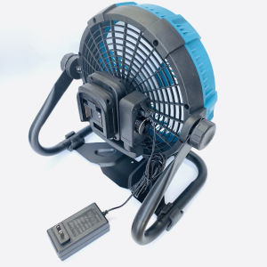 Quạt chạy pin hoặc cắm điện K-Max dùng pin Makita chân pin phổ thông 4cm 4 cấp độ gió quạt lớn đường kính 28cm