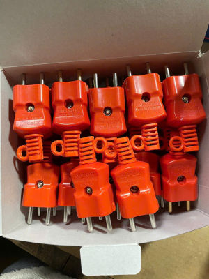 Phích cắm siêu chịu tải 3000W màu cam HINOKI và phích thường, phích âm