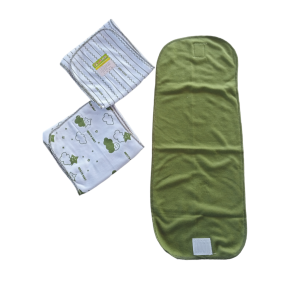 Set Gurita Bayi Multifungsi - Desain Kartun Bahan Kain Organik 3 pcs