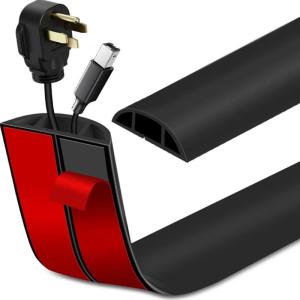 Cable Hiders Flexible Floor Wire Duct Cord Management Floor Cable Protectors Floor Cord Cover Easy to Installation