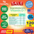 NUTRIMAX VITAMIN D3 400 IU SYRUP VIT D SIRUP SISTEM IMUN ANTI INFLAMASI TERAPI AUTOIMUN KALSIUM GIGI 120 ML. 