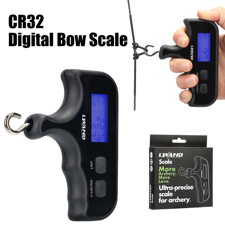 AMEYXGS Digital Bow Scale Draw Weight 110lbs Metal Compound Recurve Bow Tool