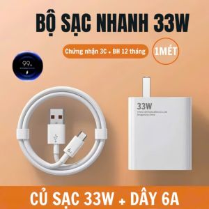 Bộ sạc siêu nhanh GaN 120w MAX sạc Mi10 Ultra Mi 11T Pro Black Shark cực nhanh