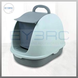 Fully Enclosed Large Cat Litter Box with scooper