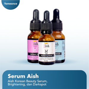 Aish Serum Acne Brightening Darkspot - Serum Membantu Wajah Glowing Mencerahkan Mengobati Jerawat dan Flek Hitam
