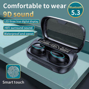 Tacao S30 Headset Bluetooth Wireless EarphoneBluetooth LED IPX7 Low Delay Intelligent Noise Reduction