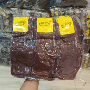 ถุงเท้านักเรียนชาย สีน้ำตาล Banane ข้อกลาง ระดับข้อเท้า ขนาด Free size / 7-9 / 5-7 / 4-6 สินค้าพร้อมส่ง