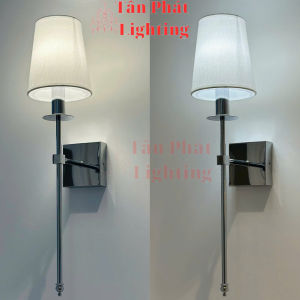 Đèn gắn tường trang trí phòng khách phòng ngủ trong nhà màu bạc 220V 12W VDN552 Tân Phát