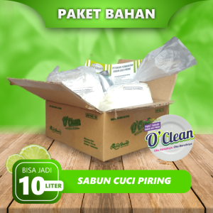 Oclean Bahan Pembuatan Sabun Cuci Piring Cair Hasil Jadi 15 Liter Super Hemat Hasil Bersih