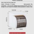 SG Gadget® No Drill Tissue Holder Roll Paper Rack Toilet Tissue Paper Roll Holder With Cover / for Bathroom Kitchen. 