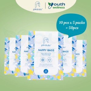 Pikalula Nappy Bags | Scented Disposable Plastic Bag For Diaper (10s)