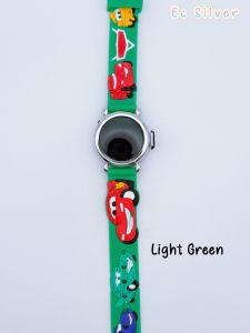 (K59) Jam Tangan Digi / Digital Cars Cute Cartoon Kids Watch