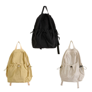 Practical Backpack For Women Spaicous School Bag with Front Drawstring Bag For School Travel And Outdoor Activity