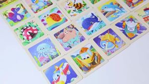 Mini Wooden 9pcs Jigsaw Puzzle Cute Cartoon Kids Early Learning Education Toy Teka-Teki Kayu