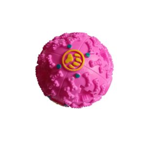 NTEDE Pet Training Sniff Squeaking Leakage Food Slow Dispensing French Bulldog Pug Dog Chew Toy Pet Food Dispenser Pet Puzzle Toys Dog Feeder