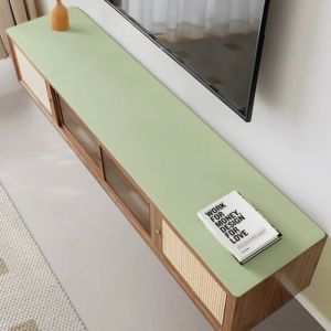 Solid Color TV Cabinet Cloth Dustproof Pad PVC Tablecloth Waterproof Wear-Resistant Table Pad Tea Table Cover Cloth Cover