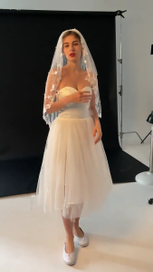 Minimalists phụ nữ Veil Ngọc Trai Trắng Cô Dâu Dài Veil cô dâu Mạng Che Mặt đám cưới cho ngày cưới elegances