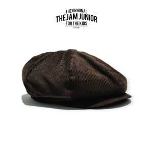 Thejam. Topi anak pria wanita  | Newsboy cap kids corduroy brown