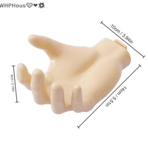 WP💓💛💖 Resin Wall Hanger Self Adhesive Hand Shape Hanger Hook No Drilling Palm Shaped Hook Wall-Mounted Multifunctional For Home Office