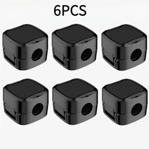 6PCS Magnetic Cable Holder Data Cable Storage Device Cable Container Mouse Cable Mobile Phone Charging Cable Winder Machine Household Wire Storage Harness Cord Manager Wire Holder