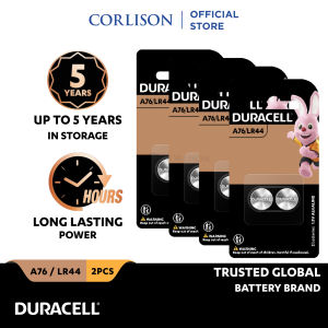 [Bundle of 4] Duracell Specialty LR44 Alkaline Button Battery 1.5V pack of 2