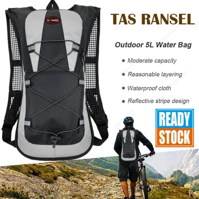 Tas Ransel Sepeda Gunung Kecil 5L Hotspeed Waterproof Anti Air Mountain Bicycle Outdoor Backpack