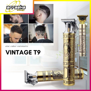 VINTAGE Alat Cukur Elektrik Hair Clipper Trimmer T9  Cukuran Alat Cukur Hair Jenggot Kumis Rambut