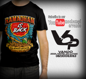 KAOS RAMADHAN IS BACK / TSHIRT / KAOS MURAH / HARI RAYA