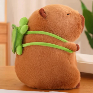Capybara Plush Toys 23cm Cute Capybara Anime Fluffy Toy Backpack Stuffed Plushie Doll