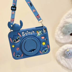 Xiaomi Redmi Pad 6 10.6 Inch" Silikon Kesing Anak Stitch Handle Standing Rotari Case
