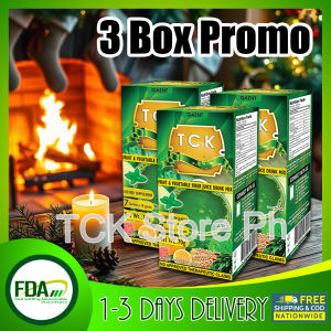 TCK 3 Box Promo The Colon King Complete and Effective Detox Juice for Colon Cleanse GERD Acid Reflux Constipation