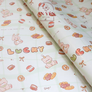 [TẶNG RUY BĂNG] Combo 2 Tờ Giấy Gói Quà Họa Tiết Giáng Sinh Dễ Thương Gói Quà Sinh Nhật Valentine