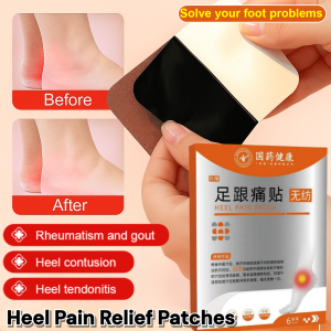 Herbal Heel Pain Relief Patches Feet Protect Pads Plantar Fasciitis Bone Stickers Relieve Fatigue Health Care 足跟筋膜炎贴