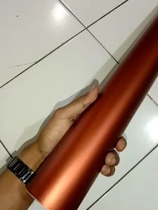 Stiker Skotlet Warna Gold Cooper Metalik Dof Scotlet Warna Premium