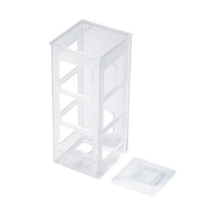 YESPERY Bedroom Storage Rack Wall Mounted Punching Free Hair Styling Tool Storage Basket Bathroom Curling Iron Storage Box