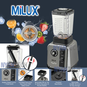 Milux Heavy Duty Powerful Blender MCB-2000 Commercial Blender 2.0L 1500W