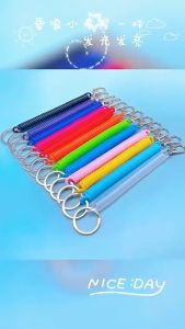 Retractable Spring Rope Multi-purpose Creative Reusable Anti-lost Security Stretch Phone Keychain