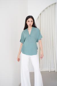 Severli Eve Crinkle Blouse | Blouse Wanita