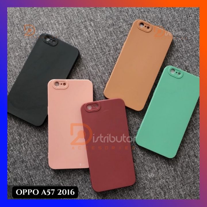 OPPO A57 OPPO A39 OPPO A71 OPPO A74 OPPO A95-4G   CASE PRO CAMERA FULL WARNA BAHAN KARET Softcase Pro Camera OPPO A1K Case Macaron Full Color